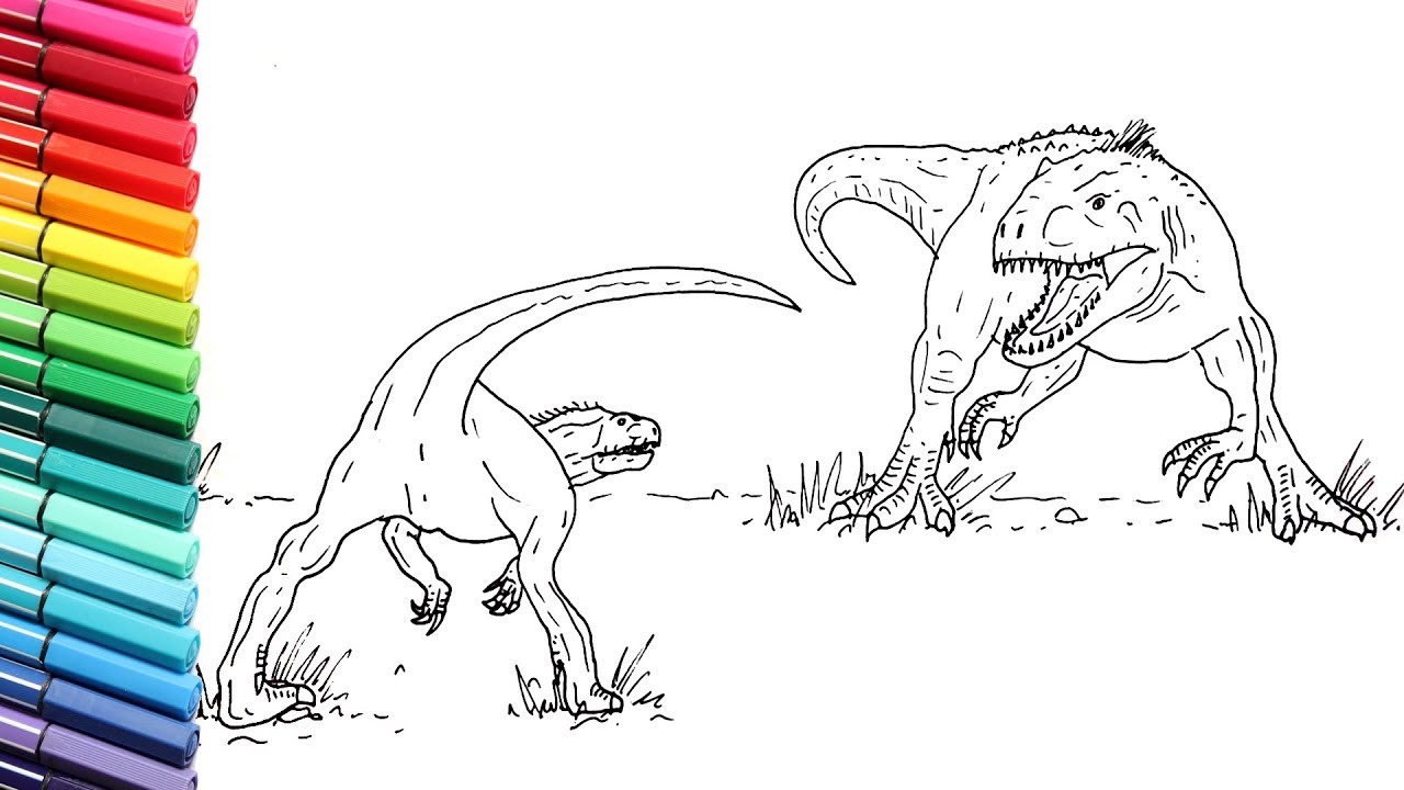 Indoraptor Vs Indominus Rex Coloring Pages You Can Use Our Amazing ...