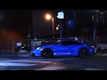 shark blue gt3 at midnight