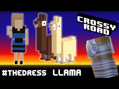 #TheDress & Llama | 2 personajes NUEVOS de Crossy Road | Vista previa de la actualización para el Reino Unido: jugabilidad (Android, iOS)