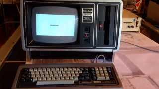 TRS-80 Model II (2) first power up in 25 years