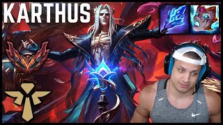 💀 Tyler1 KARTHUS SUPPORT IS FREELO | Karthus Support Full Gameplay | Season 12 ᴴᴰ