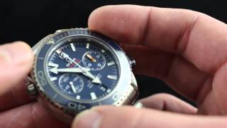 Omega Seamaster Planet Ocean 600M Chronograph Luxury Watch Review
