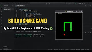 Python 🐍 Snake Game | ASMR Coding Tutorial for Beginners
