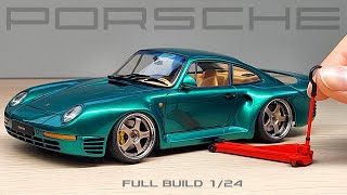 Porsche 959 - Super detailed model car 1/24  Build
