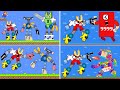 MARIO vs The CRAZIEST Giant ROBOT Alphabet Lore Transformed videos COMPLETE EDITION | GM Animation