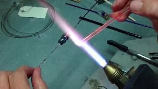 Lampwork Tutorial: Soft Glass Silver fuming \u0026 Encasing