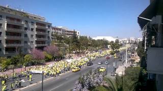 Η λαοθάλασσα των κατοίκων της Χαλκιδικής στην Αθήνα