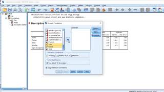 Non parametric correlation test