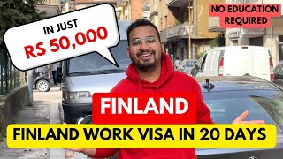 FINLAND WORK PERMIT 2023 ! FULL PROCESS | HIGH SALARY