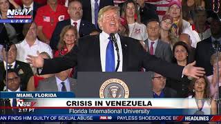 NO SOCIALISM: President Trump Takes On Alexandria Ocasio-Cortez