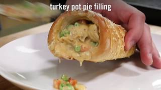 Turkey Pot Pie Cones