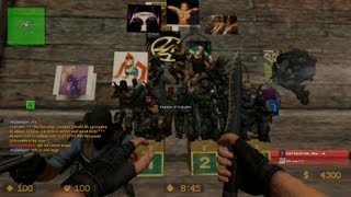 Counter Strike Source Zombie Escape mod online gameplay on ze Random map