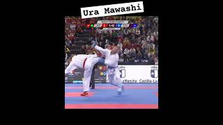 Amazing Ura Mawashi Techniques by Haruna (UKR) EKF Karate Kumite #shorts #karate #kumite #wkf #ekf