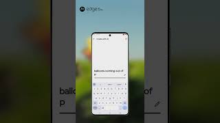 AI Magic Canvas in all new #MotorolaEdge50Ultra allows you to turn words into breathtaking art.
