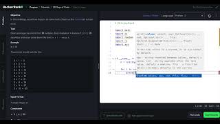 HackerRank Python 30 Days of Code - Day 5: Loops
