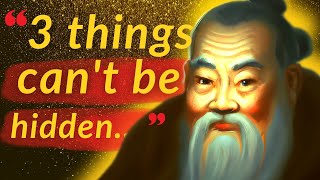 Inspirational Confucius Quotes to help you LET GO and FLOW with LIFE (Ancient Philosophy Lessons)