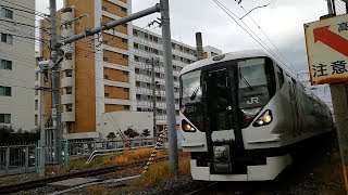 2018/12/05 【新潟疎開】 E257系 M-109編成 尾久車両センター 【出区】