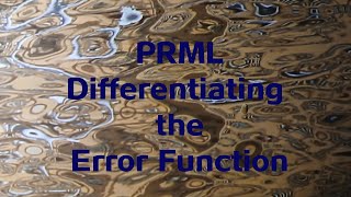 Differentiating the Error Function