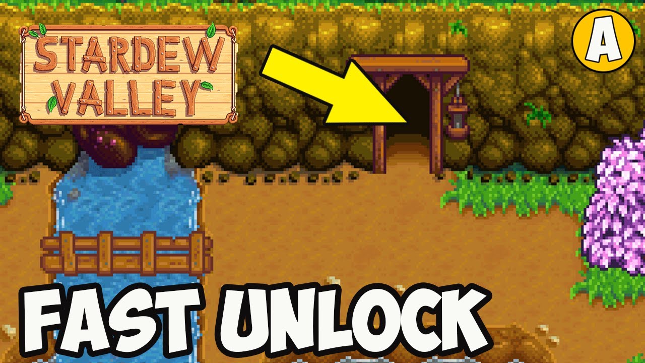 Stardew Valley How To Unlock MINE (FAST) | Stardew Valley How To Open ...