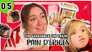 On assemble un train en pain d'épices (avec PAUL) 🚂🎄 VLOGMAS 05 |  2FILLESORDINAIRES