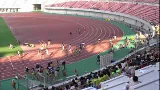 2012年新潟インターハイ男子4×400mR決勝