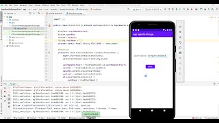 Android:App Data & Files|Apps Internal Storage|Save to app-specific storage|Android App Development