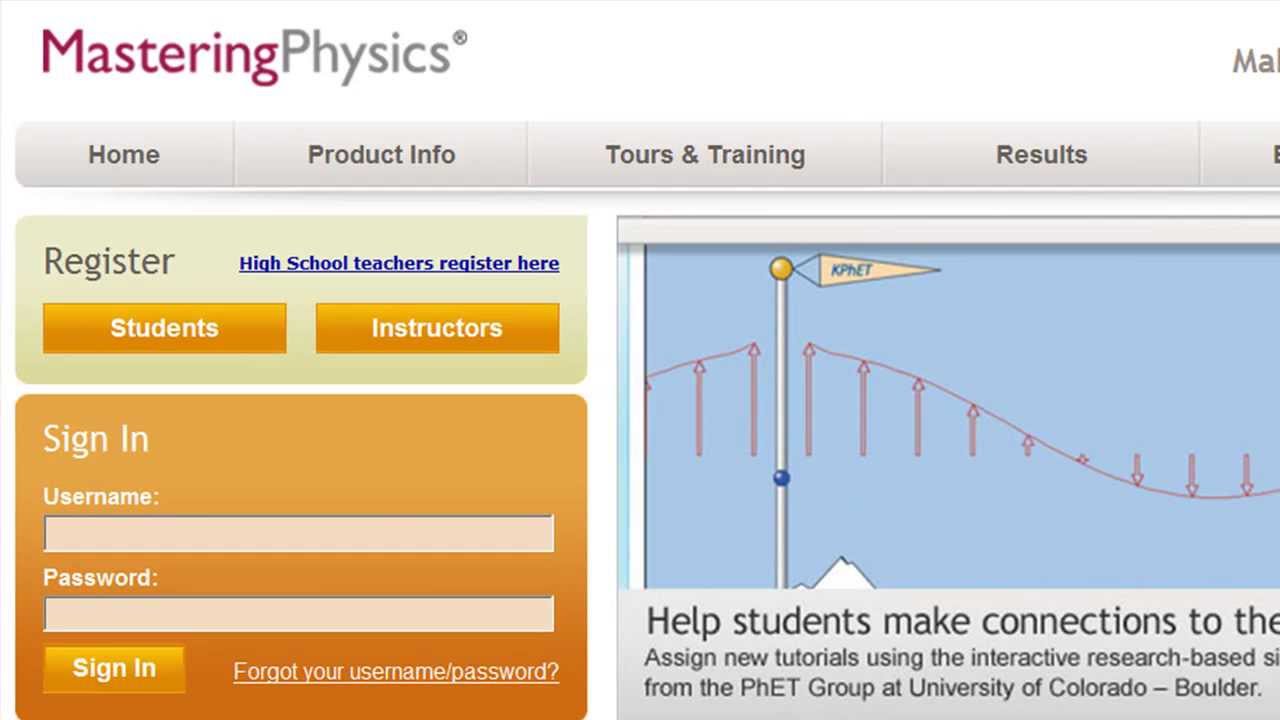 Masteringphysics Registration Youtube