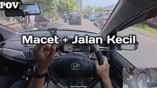 Macet + Sempit ‼️ Tutorial Nyetir Mobil Manual Macet Merayap