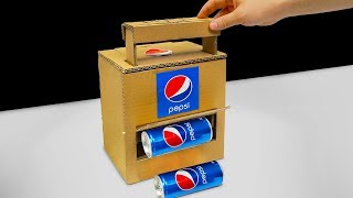 How to Make Pepsi Vending Machine from Cardboard