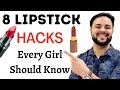 8 Lipstick Hacks Every Girl Should Know ||Beauty Hacks