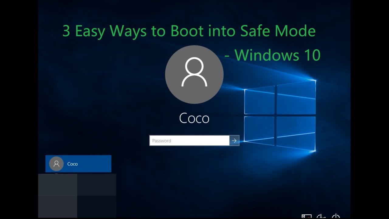 3 Easy Ways To Boot Into Safe Mode Windows 10 - YouTube