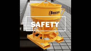 Safety, Strength \u0026 Longevity - Boscaro 5-in-1 Crane Concrete Buckets