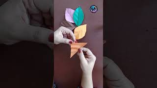 How to make an Origami Leaf | Easy Paper Leaf