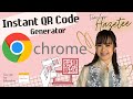 [INSTANT QR CODE GENERATOR] Google Chrome Desktop App