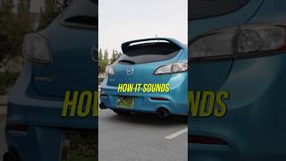 MazdaSpeed 3 ULTIMATE RACING CATBACK #mazdaspeed3 #exhaustsound