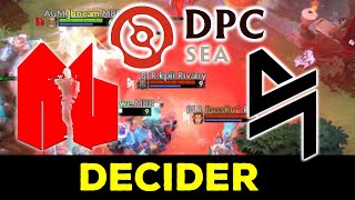 DECIDER SERIES !! BLACKLIST vs ARMY GENIUSES - DPC SEA 2023 TOUR 3 DIV 1 DOTA 2
