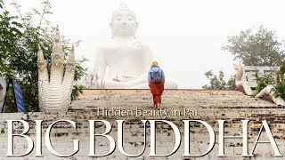 Climbing Through the Clouds to Pai’s Big White Buddha | Silent Travel Vlog