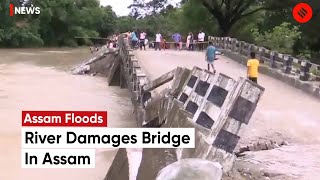 Assam Floods: River Damages Bridge Connecting Dhamdhama to Tamulpur, Several Roads Submerged
