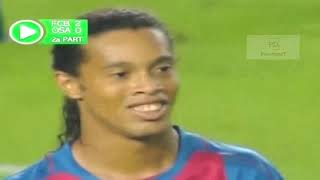 Bellas jugadas. pura magia del crak ronaldhino|extende highlights