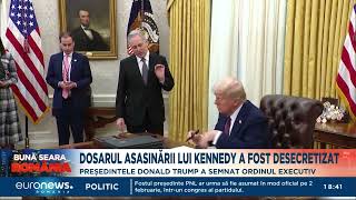 Trump a semnat pentru desecretizarea dosarelor asasinării lui JF Kennedy și Martin Luther King