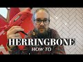 Herringbone Tile Is EASY, With This Method | DIY Hot Glue Method