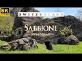 [ 8K ] SABBIONE,  Switzerland - A hidden medieval village | Walk Tour 8K UHD Video