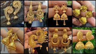 New Bridal Gold Jhumka Collection 2025 | 22k Gold Jhumka Design | Gold Jhumkas