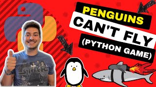 Code an Infinite Free-Fall Game in Python Using PyGame! (Penguins Can't Fly)