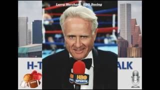 Larry Merchant of HBO Championship Boxing with Lenny Moon