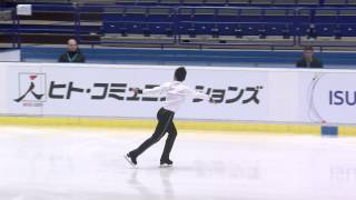 ISU 2014 Jr Grand Prix Ostrava Men Short Program Taichi HONDA JPN