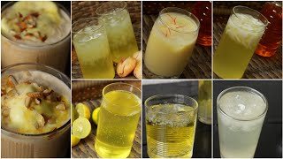 7 Cool summer drinks | Summer drinks with nannari syrup | Summer recipes