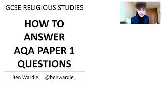 GCSE RELIGIOUS STUDIES: HOW TO ANSWER AQA PAPER 1 QUESTIONS (TICK, GIVE, EXPLAIN \u0026 EVALUATE)