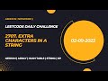 Solving Leetcode Daily Challenge 2707. Extra Characters in a String