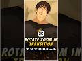 Rotate Zoom In Transition Tutorial 💀🤩 | Capcut Tutorial | #capcut #capcuttutorial #tojifushiguroedit